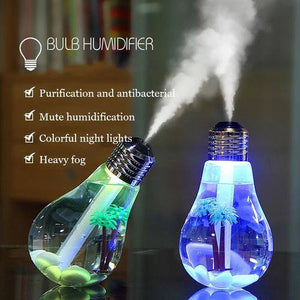 Diffuseur et Humidifier d'air. Colorful LED Night Lamp