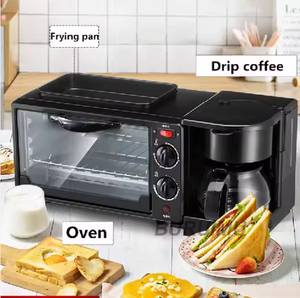 Sonifer — four électrique multifonctions 3 en 1, Machine à café, poêle, rôtissoire pour la cuisine, le pain, la Pizza, le petit déjeuner